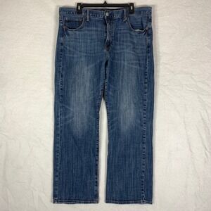 Lucky Brand 181 Relaxed Fit‎ Jeans Mens 38x30 Blue Medium Wash Stretch Denim